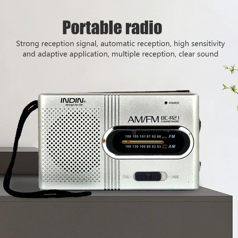 BC-R21 Mini AM/FM Portable Radio - ABRACHEMAC