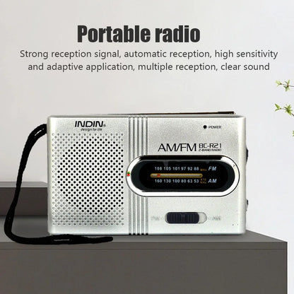 BC-R21 Mini AM/FM Portable Radio - ABRACHEMAC