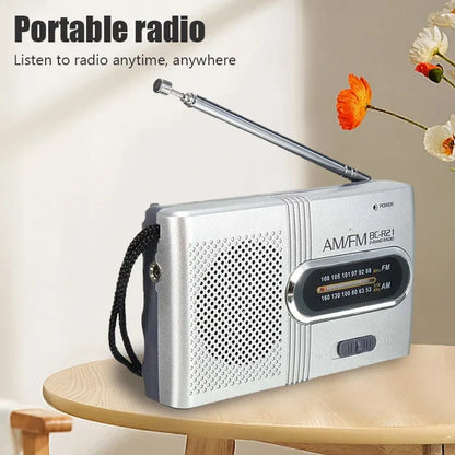 BC-R21 Mini AM/FM Portable Radio - ABRACHEMAC