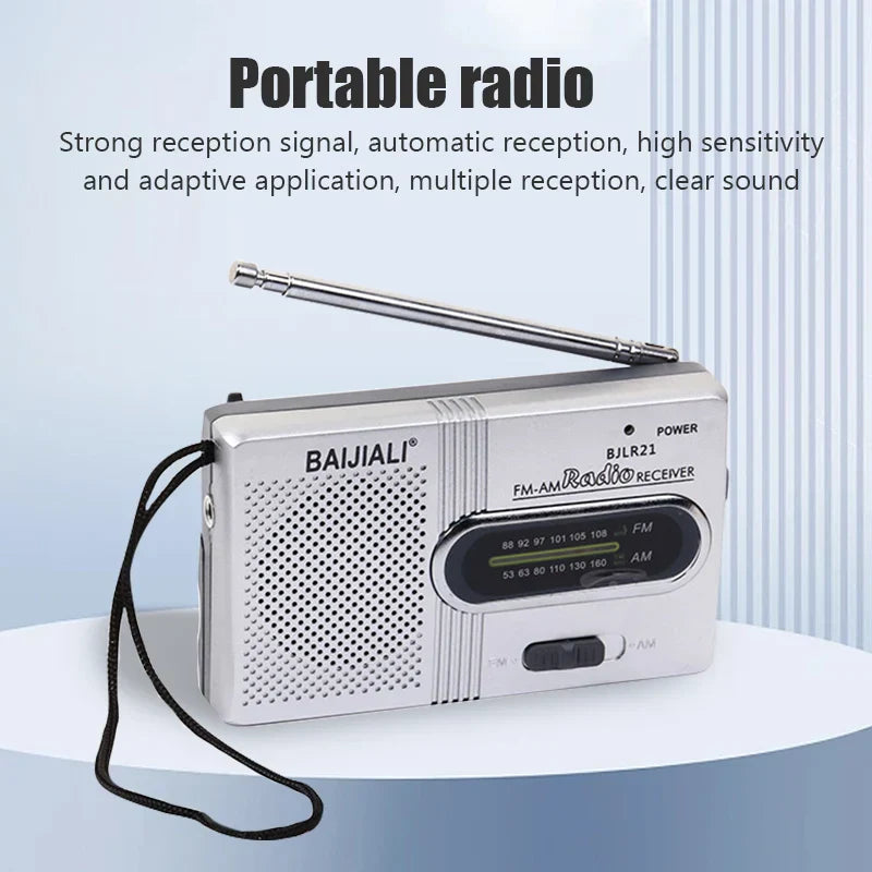 BC-R21 Mini AM/FM Portable Radio - ABRACHEMAC