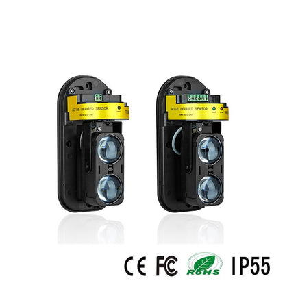 Anti-Rain Infrared Beam Detector Sensor Window Wall Barrier Detector 2 Beam - ABRACHEMAC